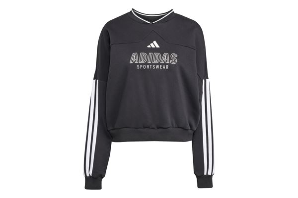 Felpa da donna Adidas Tiro Cut 3 Stripes Fleece ADIDAS | Felpe | JN2673-