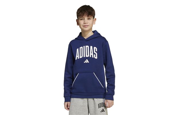 Felpa con cappuccio Adidas Seasonals Essentials Collegiate Typography Hoodie Bambini ADIDAS | Felpe | JV7338-
