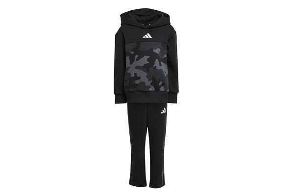 Set Jogger Essenziali Adidas in Pile Camo per Bambini ADIDAS | Tute | JW2475-