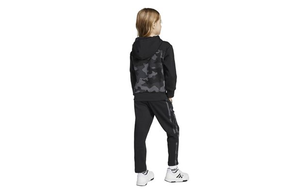 Set Jogger Essenziali Adidas in Pile Camo per Bambini ADIDAS | Tute | JW2475-