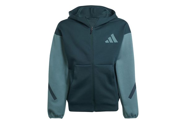 Felpa con cappuccio e zip integrale colorblock Z.N.E. adidas  per bambini ADIDAS | Felpe | JX9929-