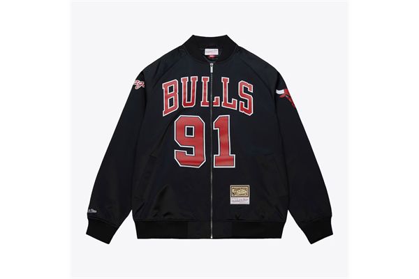 Giubbino Mitchell&Ness Maxxed Out dei Chicago Bulls di Dennis Rodman MITCHELL&NESS | Giubbini | JK11279CBUBLCK