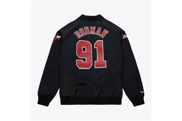 Giubbino Mitchell&Ness Maxxed Out dei Chicago Bulls di Dennis Rodman MITCHELL&NESS | Giubbini | JK11279CBUBLCK