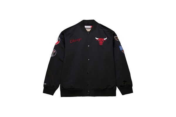 Giubbino Mitchell&Ness Chicago Bulls Black Out Full-Snap MITCHELL&NESS | Giubbini | JK15027CBUBLCK