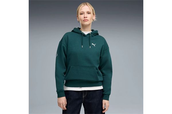 Felpa con cappuccio Puma MAXIMAL METALLIC Hoodie donna PUMA | Felpe | 63446175