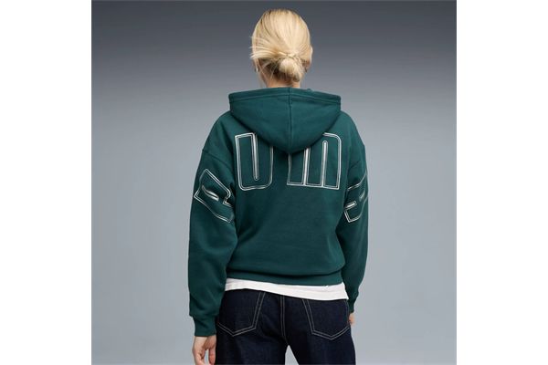 Felpa con cappuccio Puma MAXIMAL METALLIC Hoodie donna PUMA | Felpe | 63446175