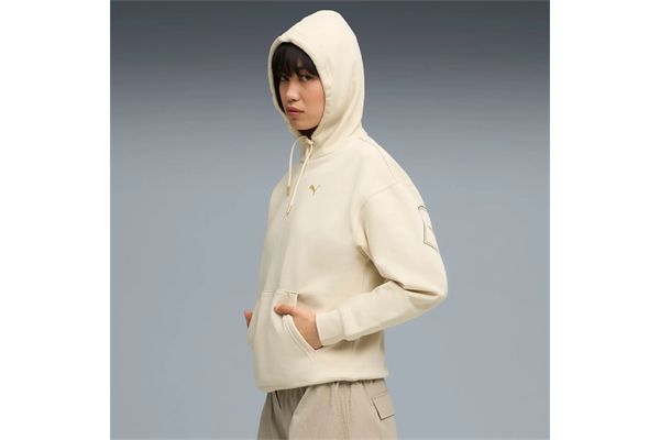 Felpa con cappuccio Puma MAXIMAL METALLIC Hoodie donna PUMA | Felpe | 63446187