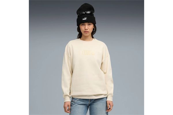 Felpa Puma MAXIMAL METALLIC Oversized Crew FL da donna PUMA | Felpe | 63446287