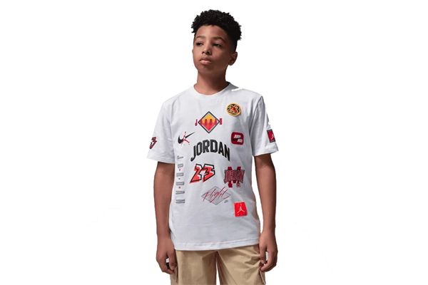Maglia Jordan con toppa Dynasty Bambini 3A JORDAN | Maglie | 95F385001