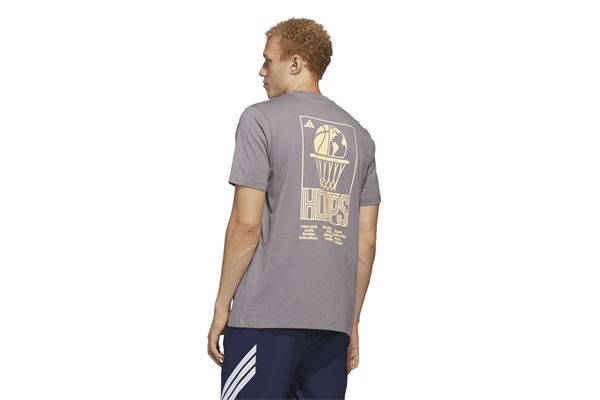 T-shirt Adidas grafica World Wide Hoops ADIDAS | Maglie | JZ7528-