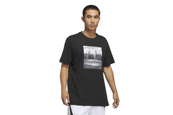 T-shirt Adidas grafica Hoop Sanctuary ADIDAS | Maglie | JZ7538-