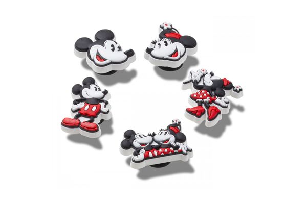 Jibbitz Charms per Sabot Mickey and Minnie PVC 5 Pack CROCS | Jibbitz | 4958UCOL