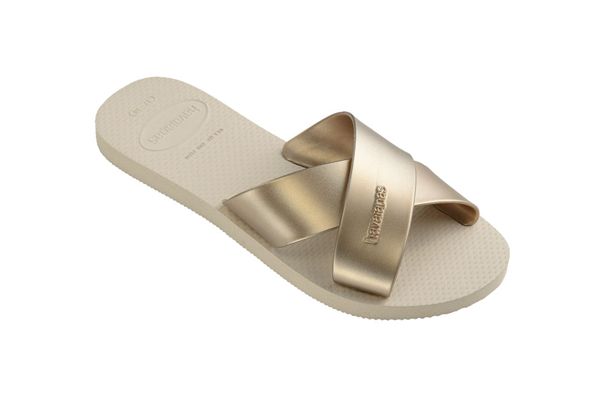 Ciabatte da donna Havaianas Aqua Metallic Slide HAVAIANAS | Ciabatte e Infradito | 41488660121