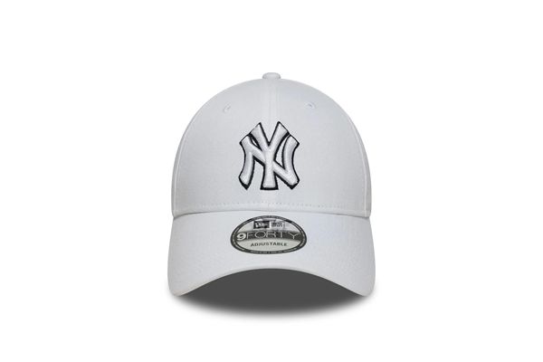 Cappello New Era 9FORTY New York Yankees MLB Outline Logo NEW ERA | Cappelli | 60675522WHI