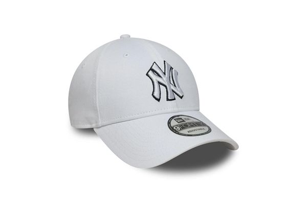 Cappello New Era 9FORTY New York Yankees MLB Outline Logo NEW ERA | Cappelli | 60675522WHI