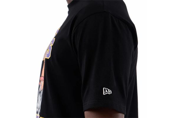 T-Shirt Oversized LA Lakers New Era Basketball Graphic NEW ERA | Maglie | 60856147BLK