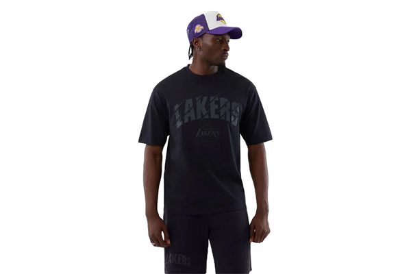 T-Shirt Oversized LA Lakers NBA Core Plus New Era Navy Blue NEW ERA | Maglie | 60856186NVY