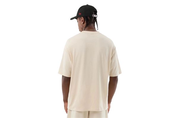 T-Shirt Oversized Chicago Bulls  NBA Core Plus New Era Light Beige NEW ERA | Maglie | 60856197LTC