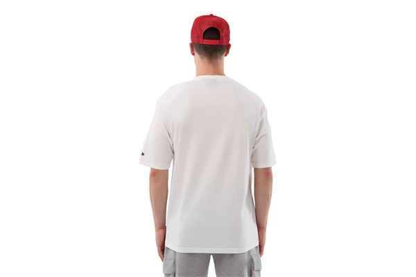 T-Shirt Oversized Chicago Bulls New Era  NBA Graphic White NEW ERA | Maglie | 60856224WHI