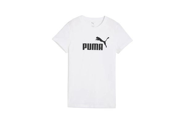 T-shirt Puma con logo ESSENTIALS No. 1 da donna PUMA | Maglie | 68237002