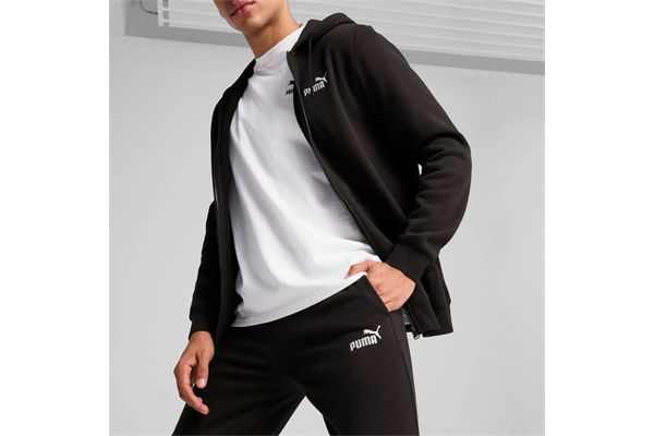 Pantaloni Puma con logo Essentials N. 1 PUMA | Pantaloni | 68264401