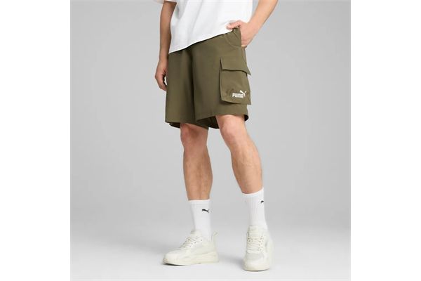Shorts cargo Puma Essentials con logo N. 1 da 9 PUMA | Pantaloncini | 68266481