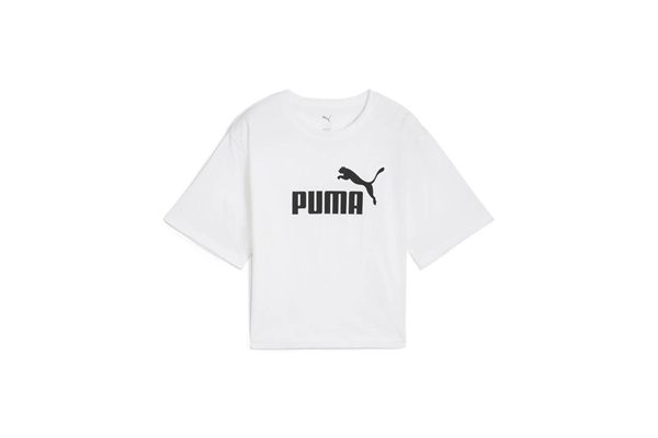 Maglia cropped Puma con logo Essentials N. 1 da donna PUMA | Maglie | 68497202