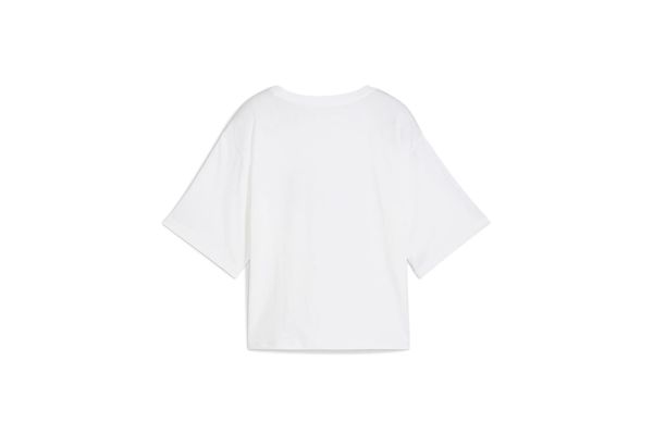 Maglia cropped Puma con logo Essentials N. 1 da donna PUMA | Maglie | 68497202