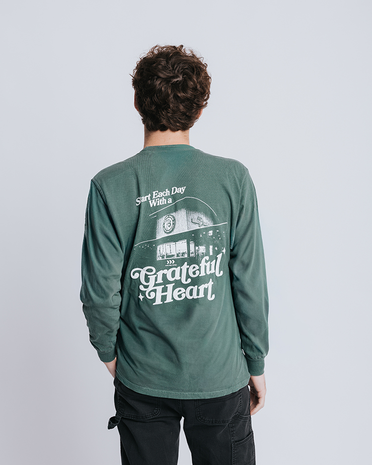 トップス goodness border l/s T-shirt (GREEN) Shop 7 Brew