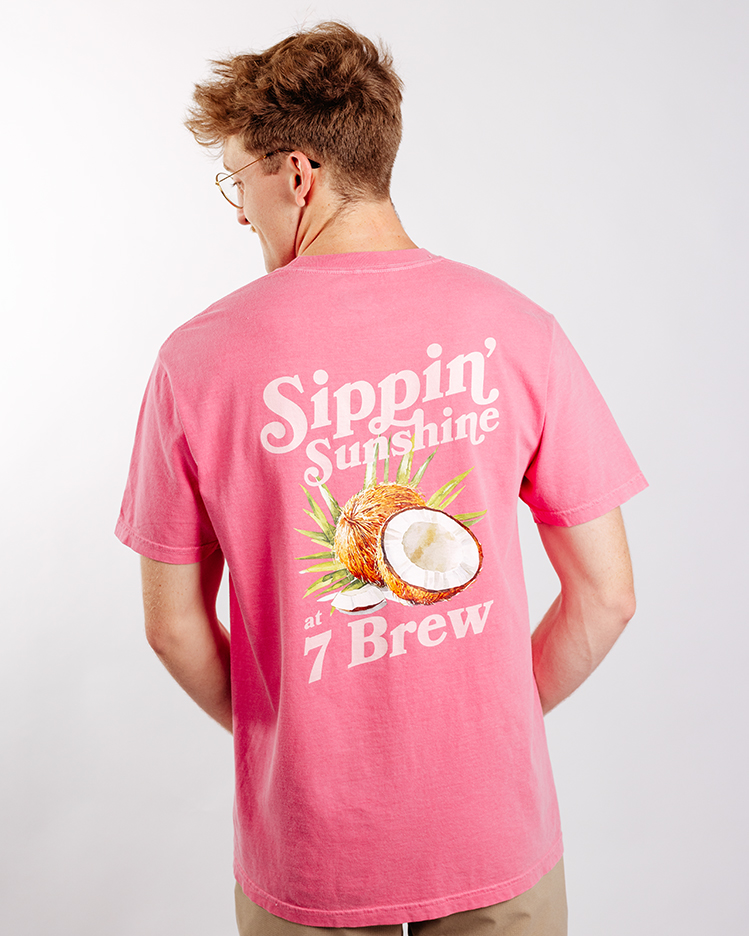 Shop 7 Brew - Under the Sun T-Shirt - Coconut