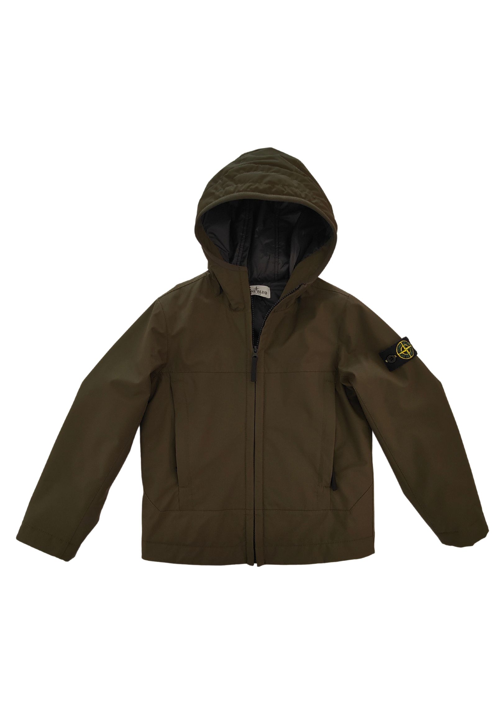 Giubbino Stone Island Stone Island Black Zip Jacket TheDoubleF