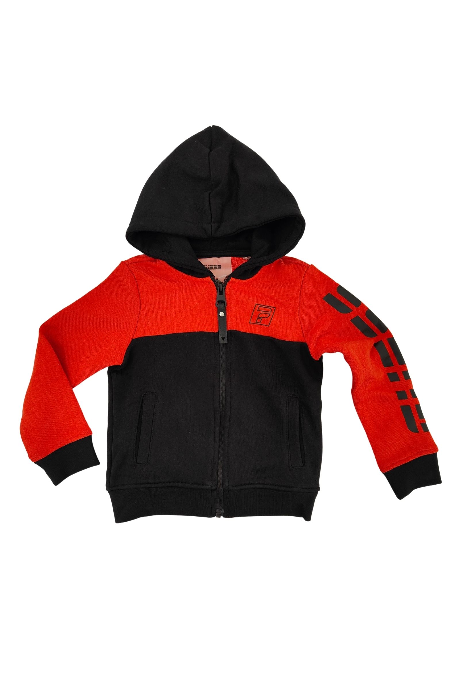 Hot felpa guess rossa Outlet Online