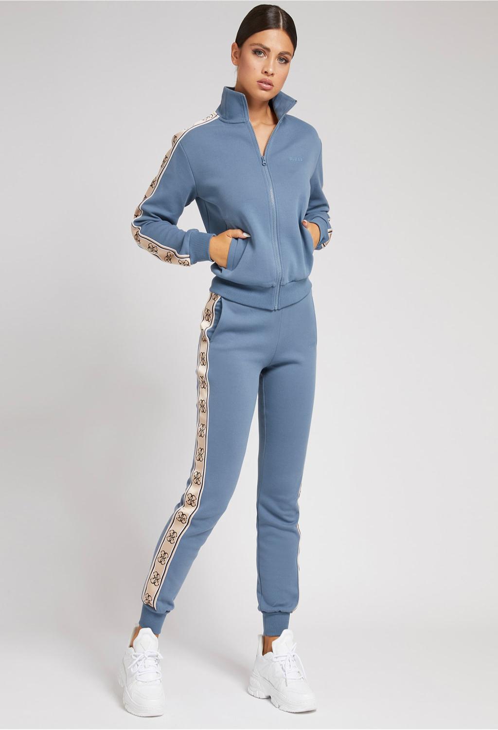 pantalone di tuta celeste - GUESS fitness - AnyAnyLuxury