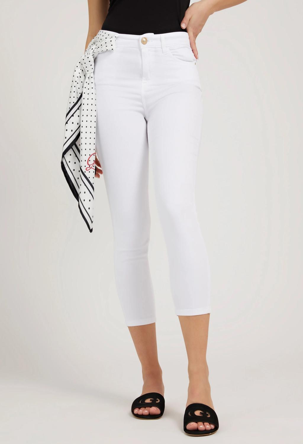 pantalone capri bianco - GUESS - AnyAnyLuxury