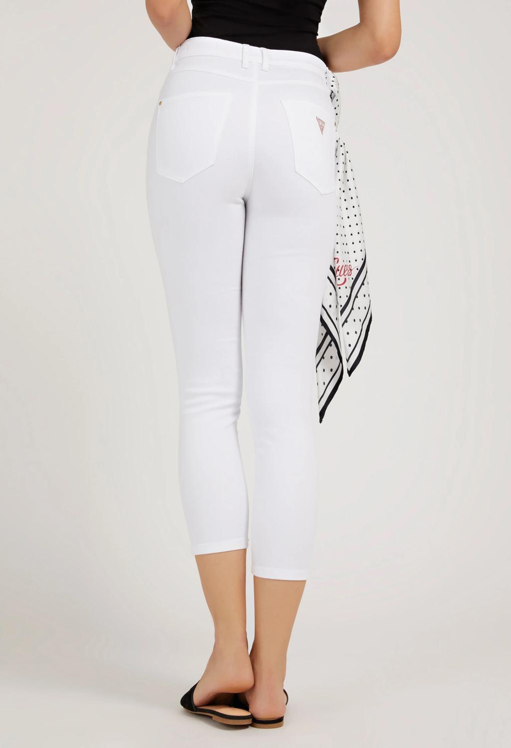pantalone capri bianco - GUESS - AnyAnyLuxury