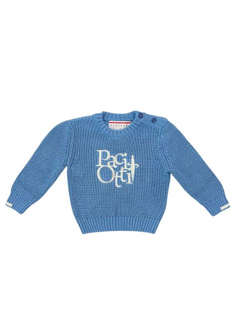 maglione con logo cesare paciotti |  | MGP6363BCIELO