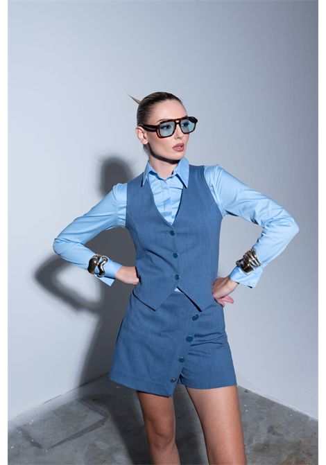 Gilet corto followme clothing | Capispalla | GL003CARTA