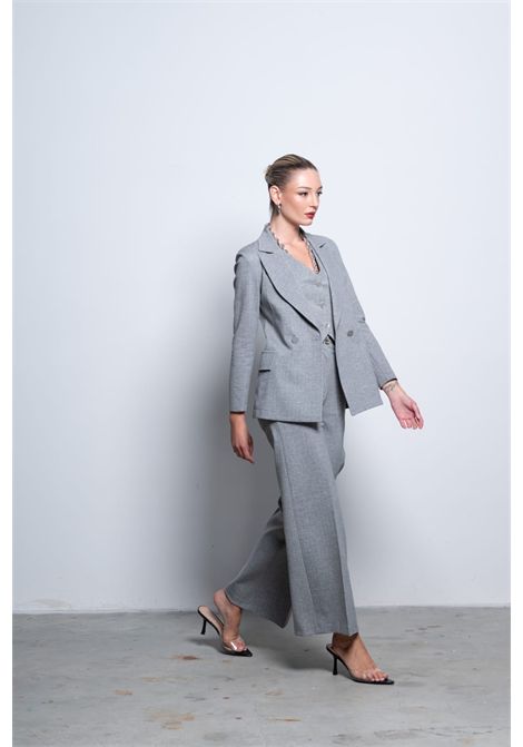 Pantalone largo followme clothing |  | PA013RIGATOGRIGIO