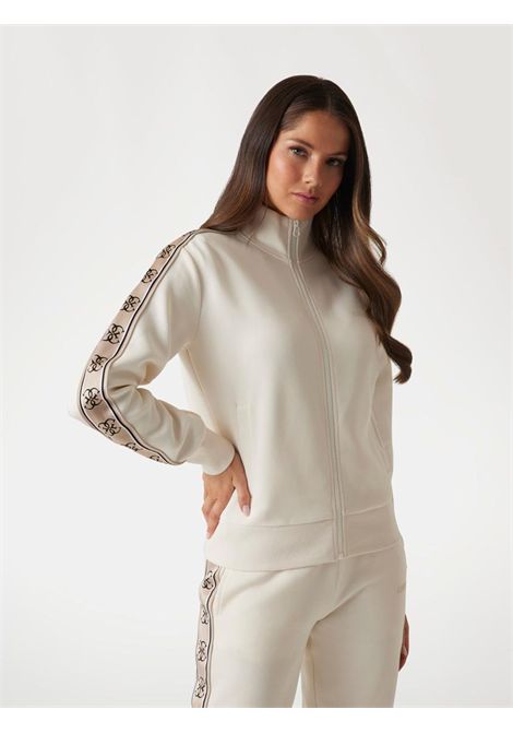 Felpa bianca GUESS fitness | Maglieria & Felpe | V2YQ16KB3P2G6K5