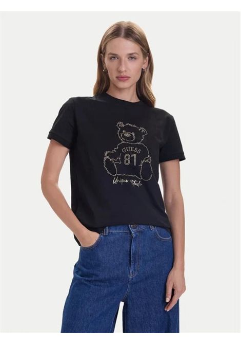 Maglia in cotone GUESS fitness |  | V5BI16K8FQ4JBLK