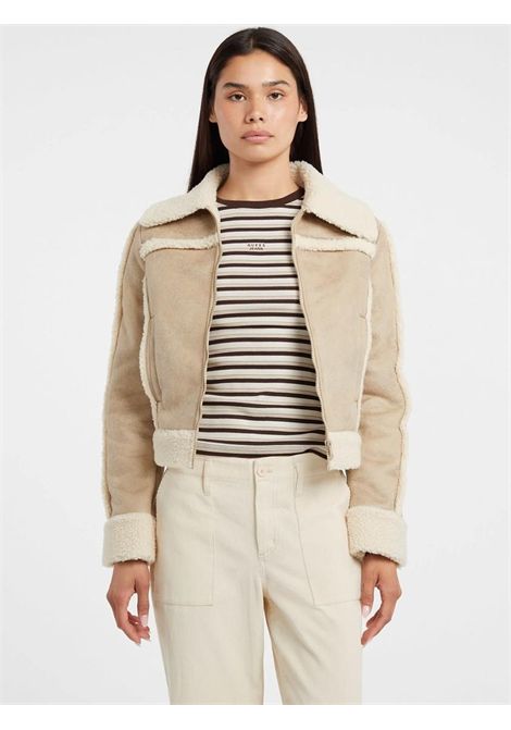 Giubbino beige GUESS jeans | Capispalla | W5BL13W1862A117