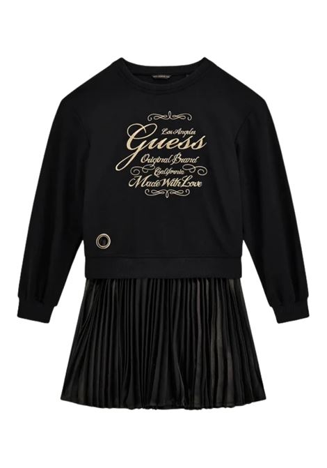 abito con logo ricamato GUESS kids | Abiti & Tute | J5BK31KAUH0JBLK