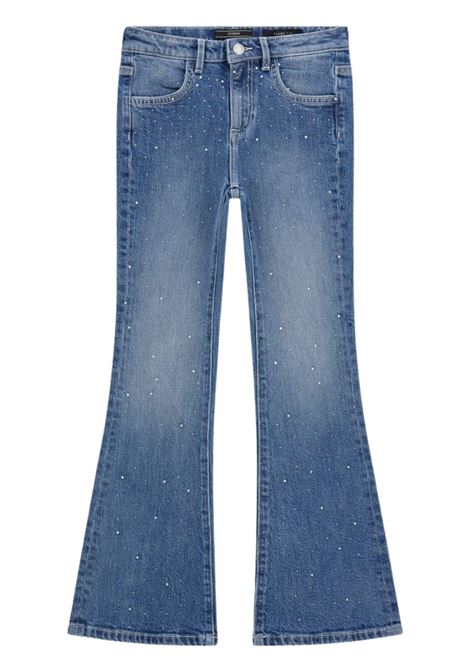 jeans a zampa con strass GUESS kids | Pantaloni | J5YA08D5FM0BIRI