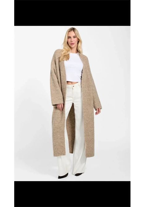 Cardigan beige GUESS | Capispalla | W5BR54Z0702F1AX