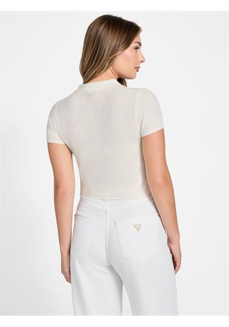Polo bianca GUESS | Maglieria & Felpe | W5BR61Z0890G106