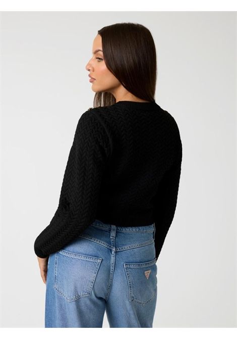 Maglione nero GUESS | Maglieria & Felpe | W5BR87Z3LX2JBLK