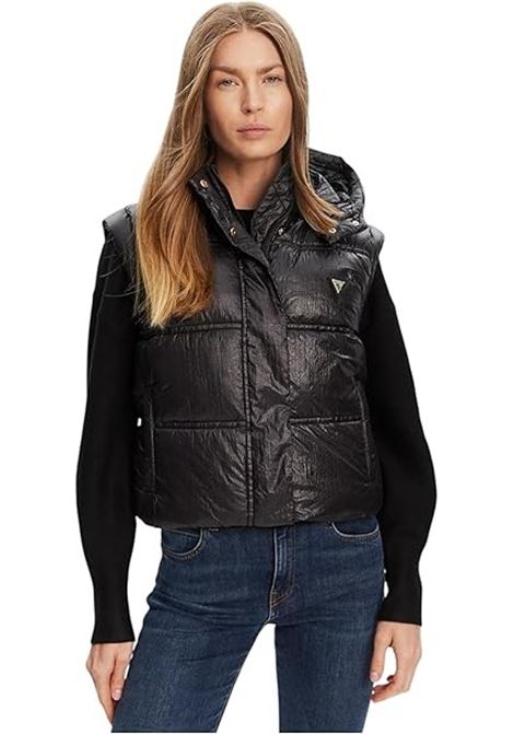 Smanicato nero GUESS | Capispalla | W5YL11WHD02JBLK