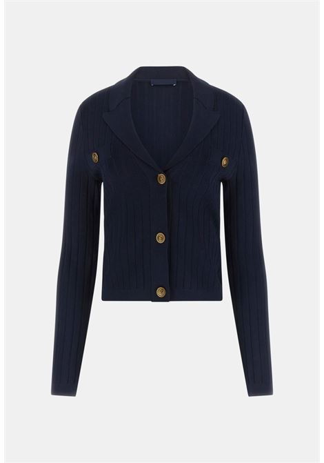 Cardigan blu GUESS | Maglieria & Felpe | W5YR11Z0130G7V2