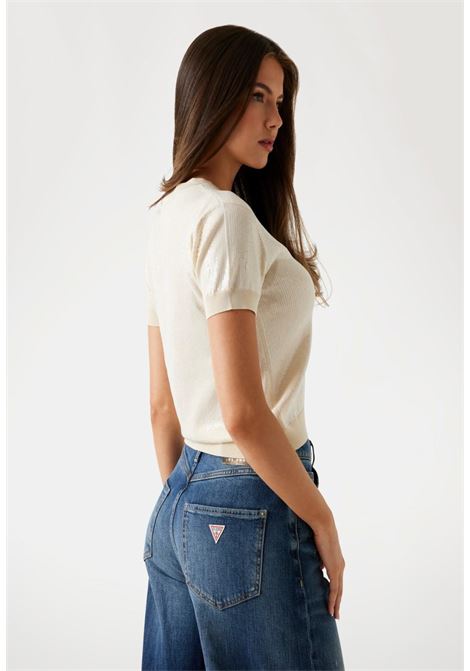 Maglia panna GUESS | T-shirt & Body | W5YR21Z3E70G1F7