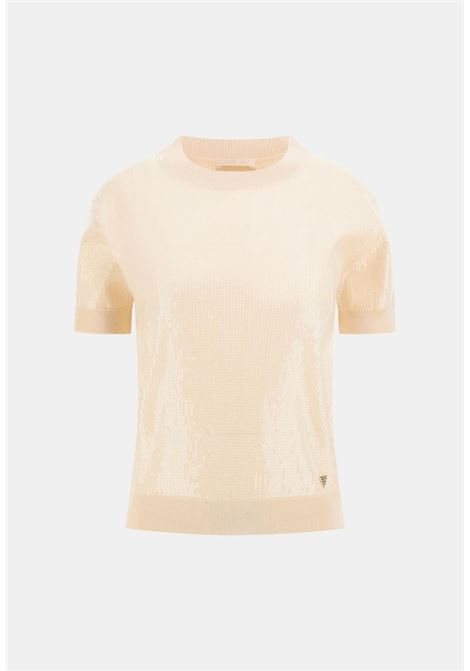 Maglia panna GUESS | T-shirt & Body | W5YR21Z3E70G1F7